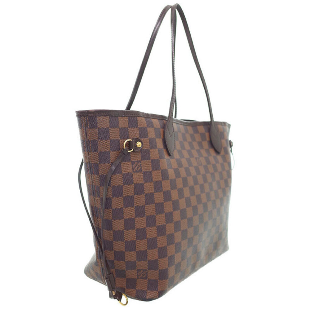 Louis Vuitton Damier Ebene Brown Neverfull Tote Bag - Picture 2 of 8